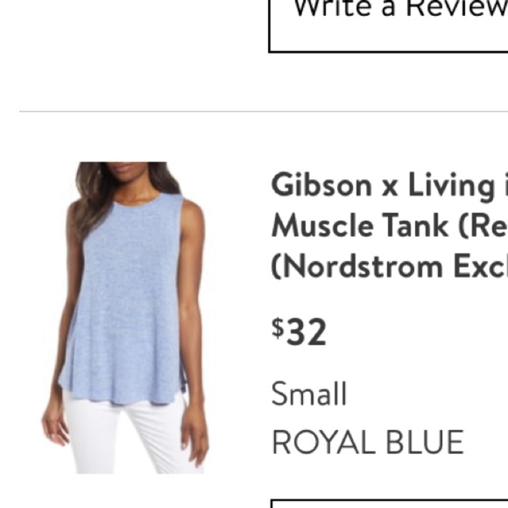Gibson Living in Yellow muscle tank